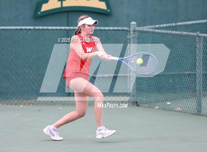 Thumbnail 3 in Round Rock Westwood vs The Woodlands (UIL Tennis 6A Final) photogallery.