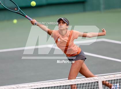 Thumbnail 3 in Round Rock Westwood vs The Woodlands (UIL Tennis 6A Final) photogallery.