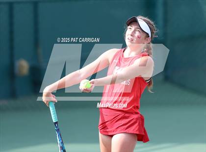 Thumbnail 3 in Round Rock Westwood vs The Woodlands (UIL Tennis 6A Final) photogallery.