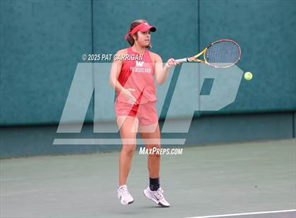 Thumbnail 2 in Round Rock Westwood vs The Woodlands (UIL Tennis 6A Final) photogallery.