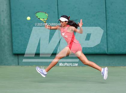 Thumbnail 1 in Round Rock Westwood vs The Woodlands (UIL Tennis 6A Final) photogallery.