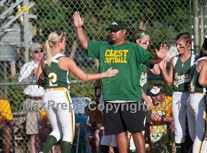 Thumbnail 1 in East Rowan vs. Crest (NCHSAA 3A West Regional Final) photogallery.