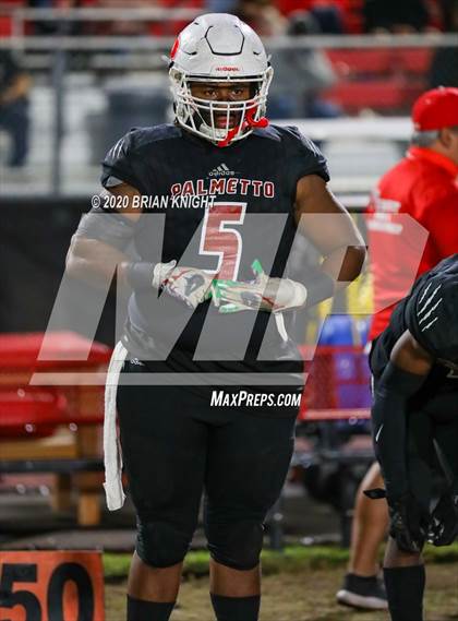 Thumbnail 3 in Lake Gibson vs. Palmetto (FHSAA Class 6A Regional Final) photogallery.