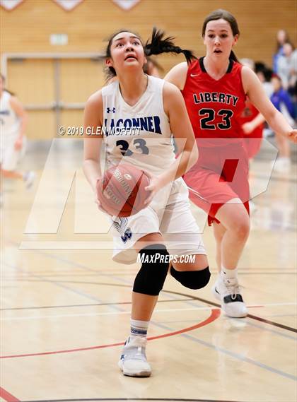 Thumbnail 1 in Liberty vs. LaConner (WIAA 2B Regional Playoff) photogallery.
