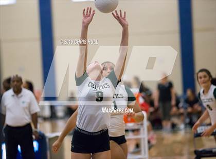 Thumbnail 1 in Bishop McLaughlin Catholic VS Trinity Catholic (Berkeley Premier Tournament) photogallery.