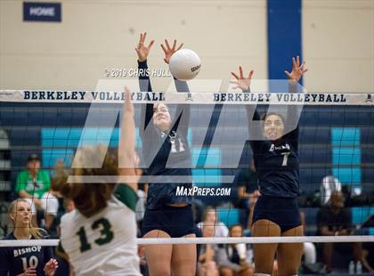 Thumbnail 3 in Bishop McLaughlin Catholic VS Trinity Catholic (Berkeley Premier Tournament) photogallery.