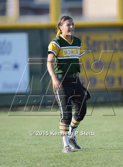 Thumbnail 3 in Lutcher vs Cecilia (LHSAA 4A 1st Round Playoff) photogallery.
