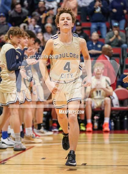 Thumbnail 1 in Boulder City vs. Elko (NIAA Class 3A State Boys Final) photogallery.