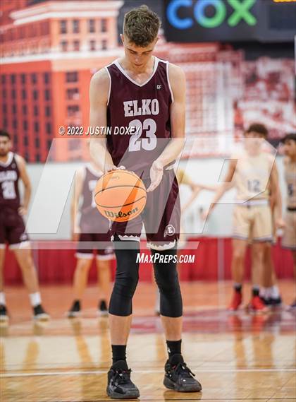 Thumbnail 2 in Boulder City vs. Elko (NIAA Class 3A State Boys Final) photogallery.