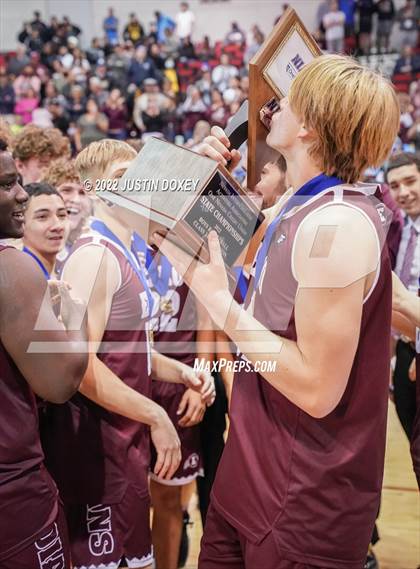 Thumbnail 2 in Boulder City vs. Elko (NIAA Class 3A State Boys Final) photogallery.