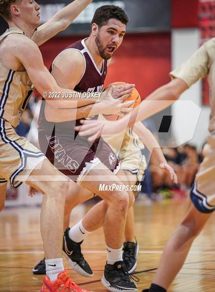 Thumbnail 3 in Boulder City vs. Elko (NIAA Class 3A State Boys Final) photogallery.
