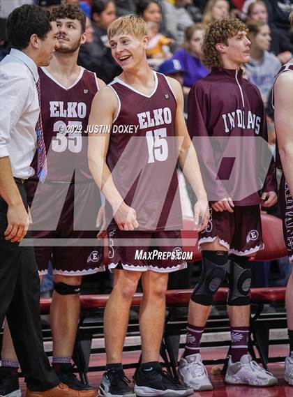 Thumbnail 2 in Boulder City vs. Elko (NIAA Class 3A State Boys Final) photogallery.