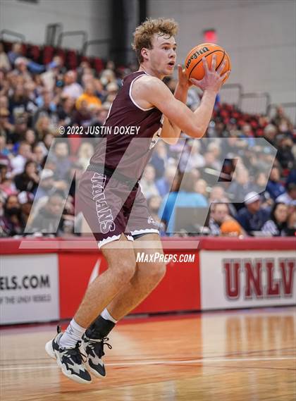 Thumbnail 2 in Boulder City vs. Elko (NIAA Class 3A State Boys Final) photogallery.