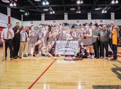 Thumbnail 2 in Boulder City vs. Elko (NIAA Class 3A State Boys Final) photogallery.