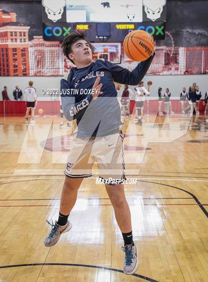 Thumbnail 2 in Boulder City vs. Elko (NIAA Class 3A State Boys Final) photogallery.