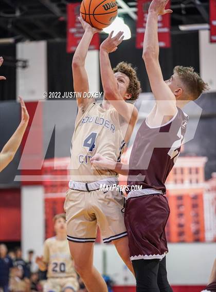 Thumbnail 1 in Boulder City vs. Elko (NIAA Class 3A State Boys Final) photogallery.