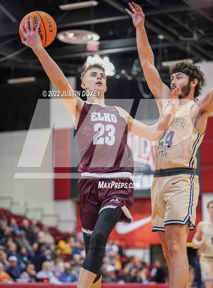 Thumbnail 1 in Boulder City vs. Elko (NIAA Class 3A State Boys Final) photogallery.