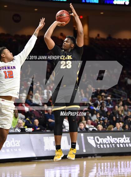Thumbnail 3 in Clark vs. Bishop Gorman (NIAA 4A Final) photogallery.