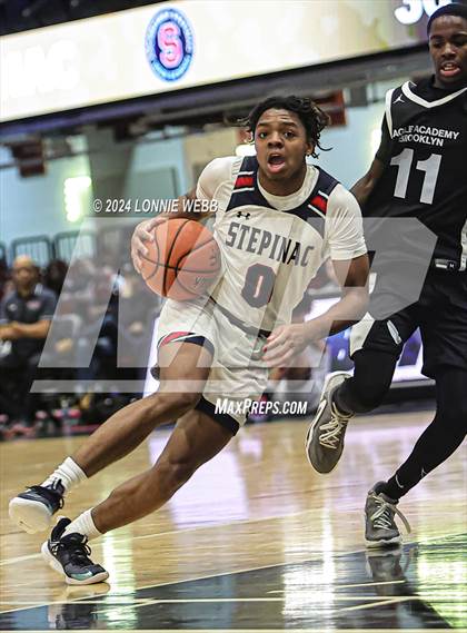 Thumbnail 2 in Archbishop Stepinac vs. Eagle Academy II (Public vs Catholic Hoops Showdown) photogallery.