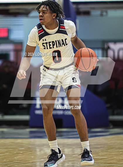 Thumbnail 2 in Archbishop Stepinac vs. Eagle Academy II (Public vs Catholic Hoops Showdown) photogallery.