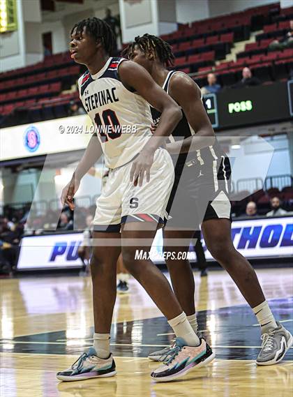Thumbnail 2 in Archbishop Stepinac vs. Eagle Academy II (Public vs Catholic Hoops Showdown) photogallery.