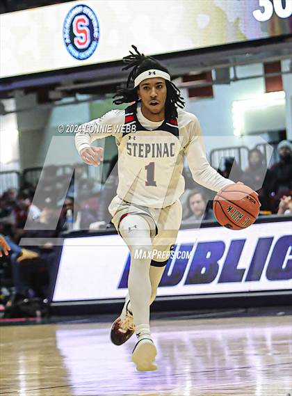 Thumbnail 1 in Archbishop Stepinac vs. Eagle Academy II (Public vs Catholic Hoops Showdown) photogallery.