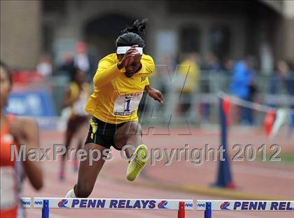 Thumbnail 1 in Penn Relays (Girls 400M Hurdles Final) photogallery.