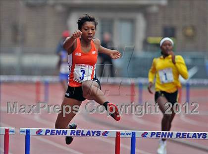 Thumbnail 1 in Penn Relays (Girls 400M Hurdles Final) photogallery.