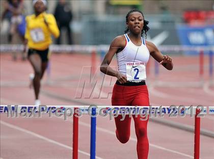 Thumbnail 1 in Penn Relays (Girls 400M Hurdles Final) photogallery.