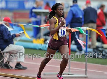 Thumbnail 3 in Penn Relays (Girls 400M Hurdles Final) photogallery.