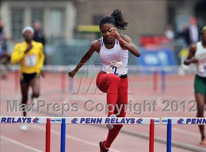 Thumbnail 3 in Penn Relays (Girls 400M Hurdles Final) photogallery.