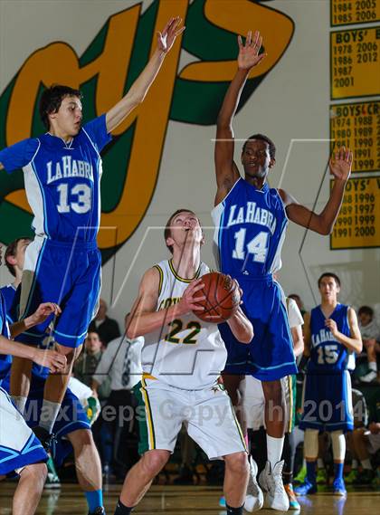 Thumbnail 3 in La Habra @ Canyon (CIF SS Playoffs) photogallery.