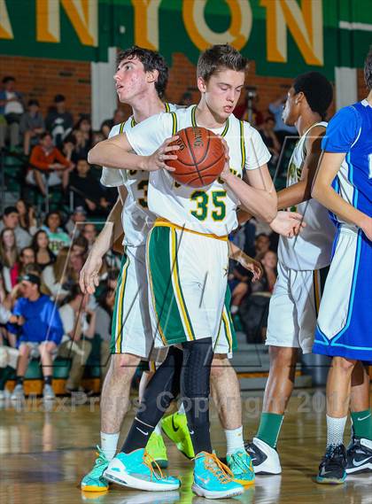 Thumbnail 1 in La Habra @ Canyon (CIF SS Playoffs) photogallery.