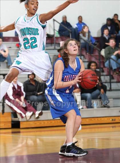 Thumbnail 3 in Norfolk Collegiate vs. Woodside (Lady Greyhound Classic) photogallery.