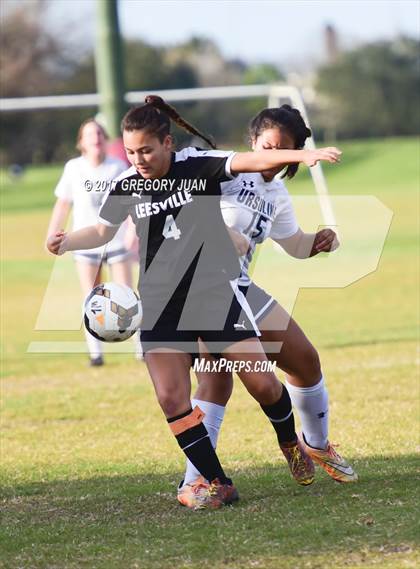 Thumbnail 2 in Leesville @ Ursuline Academy (LHSAA Division III 1st Round Playoff) photogallery.