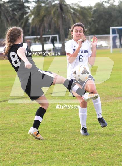 Thumbnail 2 in Leesville @ Ursuline Academy (LHSAA Division III 1st Round Playoff) photogallery.