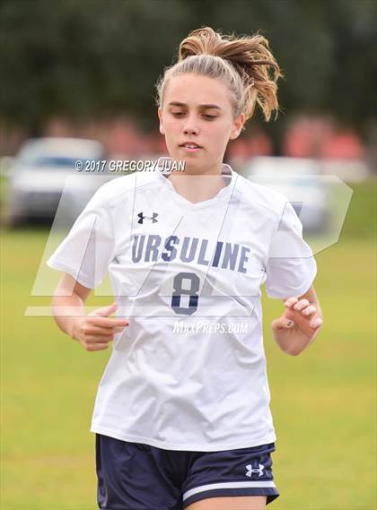 Thumbnail 3 in Leesville @ Ursuline Academy (LHSAA Division III 1st Round Playoff) photogallery.