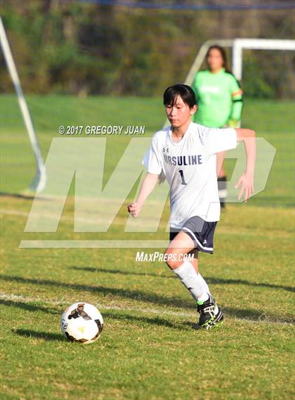 Thumbnail 1 in Leesville @ Ursuline Academy (LHSAA Division III 1st Round Playoff) photogallery.
