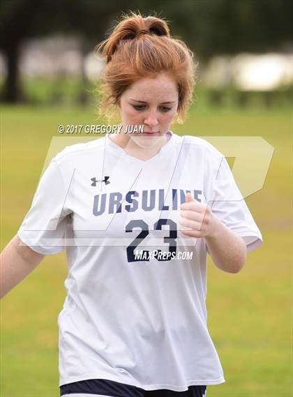 Thumbnail 3 in Leesville @ Ursuline Academy (LHSAA Division III 1st Round Playoff) photogallery.