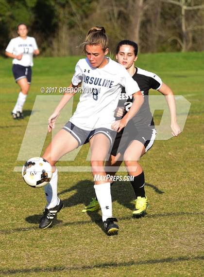 Thumbnail 1 in Leesville @ Ursuline Academy (LHSAA Division III 1st Round Playoff) photogallery.
