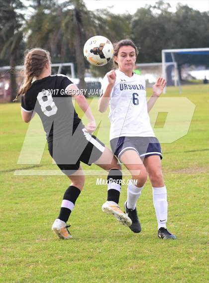 Thumbnail 3 in Leesville @ Ursuline Academy (LHSAA Division III 1st Round Playoff) photogallery.