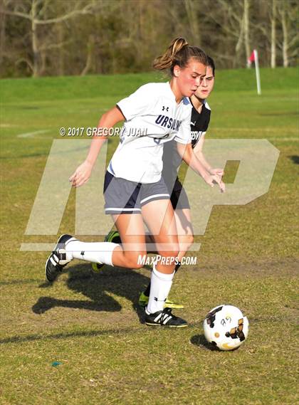Thumbnail 2 in Leesville @ Ursuline Academy (LHSAA Division III 1st Round Playoff) photogallery.