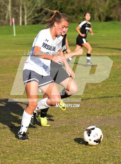 Thumbnail 1 in Leesville @ Ursuline Academy (LHSAA Division III 1st Round Playoff) photogallery.