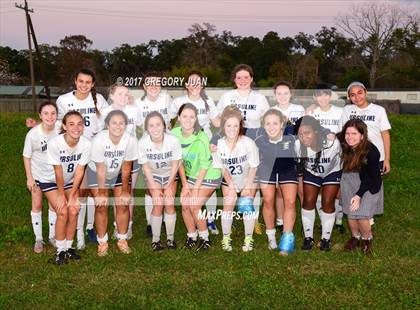 Thumbnail 2 in Leesville @ Ursuline Academy (LHSAA Division III 1st Round Playoff) photogallery.