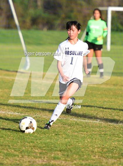 Thumbnail 2 in Leesville @ Ursuline Academy (LHSAA Division III 1st Round Playoff) photogallery.