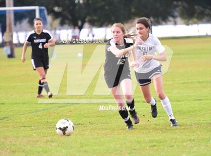 Thumbnail 2 in Leesville @ Ursuline Academy (LHSAA Division III 1st Round Playoff) photogallery.