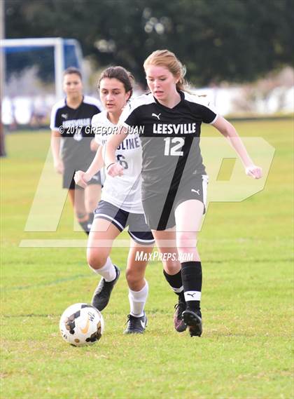 Thumbnail 3 in Leesville @ Ursuline Academy (LHSAA Division III 1st Round Playoff) photogallery.