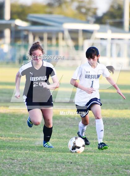 Thumbnail 1 in Leesville @ Ursuline Academy (LHSAA Division III 1st Round Playoff) photogallery.