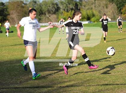 Thumbnail 2 in Leesville @ Ursuline Academy (LHSAA Division III 1st Round Playoff) photogallery.