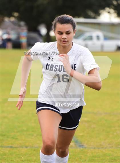 Thumbnail 1 in Leesville @ Ursuline Academy (LHSAA Division III 1st Round Playoff) photogallery.